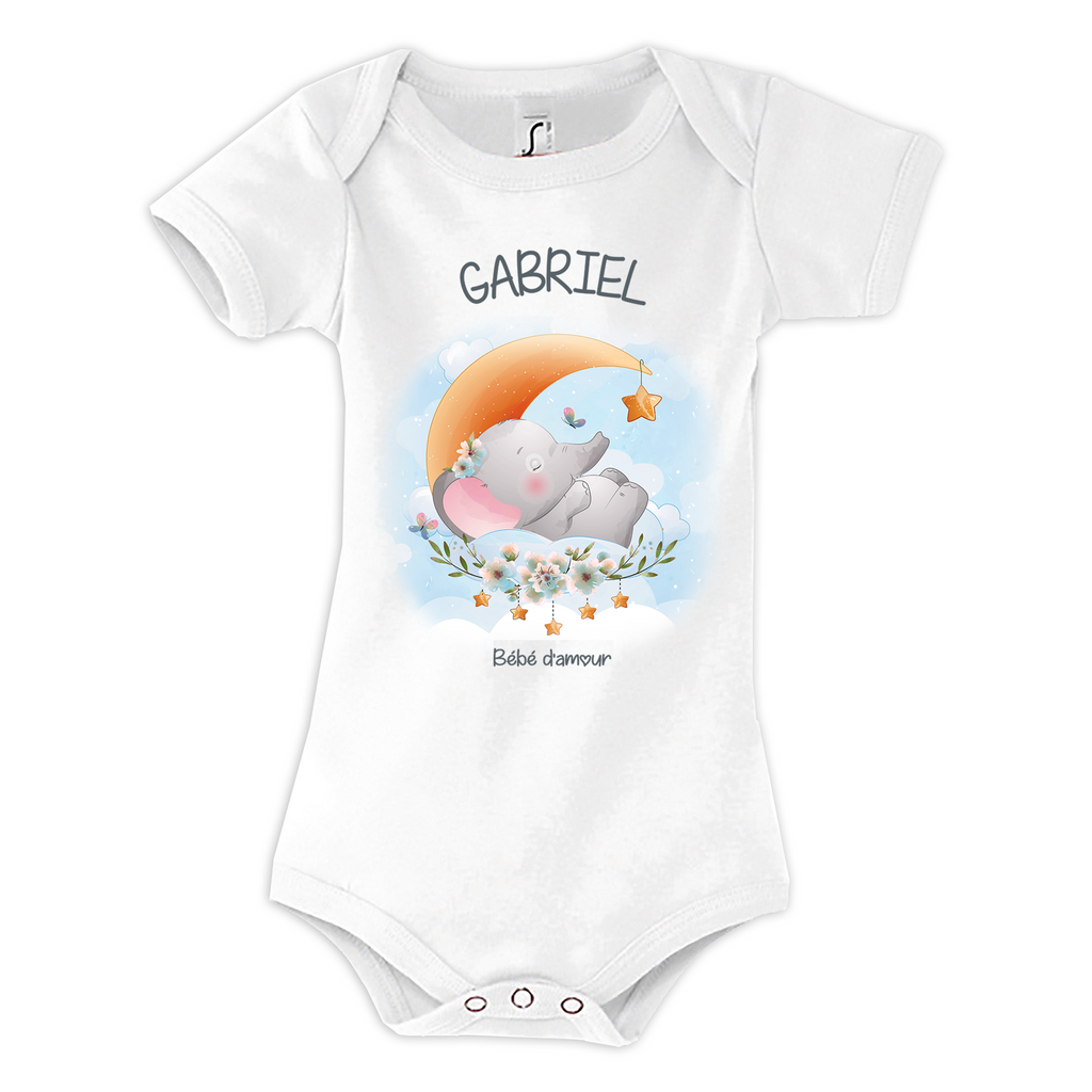 Planetee Body bébé garçon Léandre bébé Lion Roi 3/6 mois Humour Naissance Cadeau Bébé Anniversaire Noël