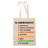 Tote Bag Aquabiking Journée Parfaite - Planetee