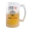 Chope de bière Signe Sagittaire j'peux pas - Planetee
