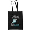 Sac Tote Bag Escrime Design Je peux pas Noir - Planetee