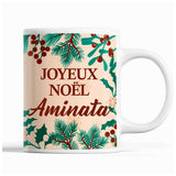 Tasse Noël Aminata Beige - Planetee