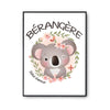 Affiche Bérangère Bébé d'amour Koala - Planetee