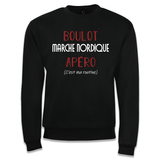 Sweat Marche Nordique C'est ma Routine - Planetee