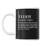 Mug Teddy Prénom définition - Planetee