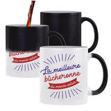 Mug magique Bûcheronne Femme Meilleure de France | Tasse Métier imprimée en France - Planetee