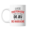 Mug La Petite Partenaire de Jeu de Marraine - Planetee