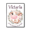 Affiche Victoria Amour et Biberon de Lait Vache - Planetee