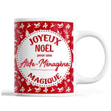 Tasse Noël Aide-Ménagère femme Rouge - Planetee