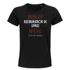 T-shirt femme Restauration de Livre C'est ma Routine - Planetee