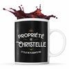 Mug Propriété de Chrystelle - Planetee