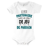 Body bébé Le Petit Partenaire de Jeu de Parrain - Planetee