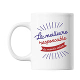 Mug Responsable Femme Métier Meilleure de France - Planetee