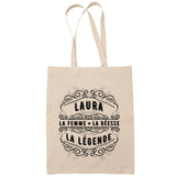 Sac Tote Bag Laura La Déesse beige - Planetee