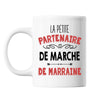 Mug La Petite Partenaire de Marche de Marraine - Planetee