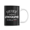 Mug Homme Lithographe Meilleur de France | Tasse Noire métier - Planetee