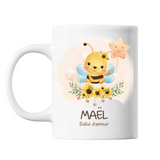 Mug Maël bébé d'amour abeille - Planetee