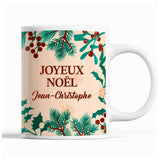 Tasse Noël Jean-Christophe Beige - Planetee