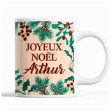 Tasse Noël Arsène Beige - Planetee
