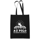 Sac Tote Bag Polo Légende tu deviendras Noir - Planetee