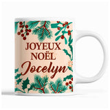 Tasse Noël Jocelyn Beige - Planetee
