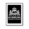 Affiche Bowling Légende - Planetee