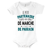 Body bébé Le Petit Partenaire de Marche de Parrain - Planetee