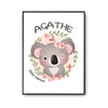 Affiche Agathe Bébé d'amour Koala - Planetee