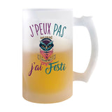 Chope de bière Festi j'peux pas - Planetee