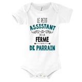 Body bébé Le Petit Assistant de la Ferme de Parrain - Planetee