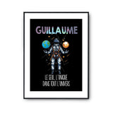 Affiche Prénom Guillaume Univers - Planetee