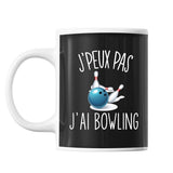 Mug Bowling j'peux pas Noir - Planetee