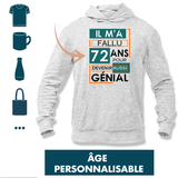 Idée Cadeau Homme Génial Âge Personnalisable - Planetee