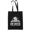 Sac Tote Bag Boxe Légende tu deviendras Noir - Planetee