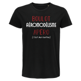 T-shirt homme Aéromodélisme C'est ma Routine - Planetee