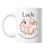 Mug Lucie Amour et Biberon de Lait Vache - Planetee