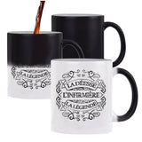 Mug magique femme Infirmière La déesse | Tasse changement de couleur - Planetee