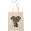 Sac Tote Bag éléphant indien beige - Planetee