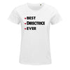 T-shirt femme Best Directrice Ever - Planetee