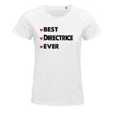 T-shirt femme Best Directrice Ever - Planetee