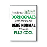 Affiche fier d'être Dordognais - Planetee