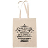 Sac Tote Bag Avocate ministère magie beige - Planetee