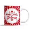 Tasse Noël Dolorès Rouge - Planetee