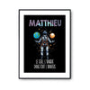 Affiche Prénom Matthieu Univers - Planetee