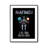 Affiche Prénom Matthieu Univers - Planetee