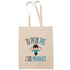 Sac Tote Bag J'peux pas Mentaliste beige - Planetee
