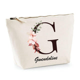 Trousse Gwendoline Lettre fleur - Planetee