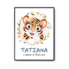 Affiche Tatiana Amour Pur Tigre - Planetee