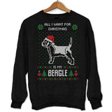 Pull Moche de Noël - Noël Beagle - Planetee