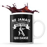 Mug personnalisable Danseur Prénom Métier Age tasse pour Danse - Planetee