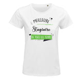 T-shirt Femme Meilleure Stagiaire de tous les temps - Planetee